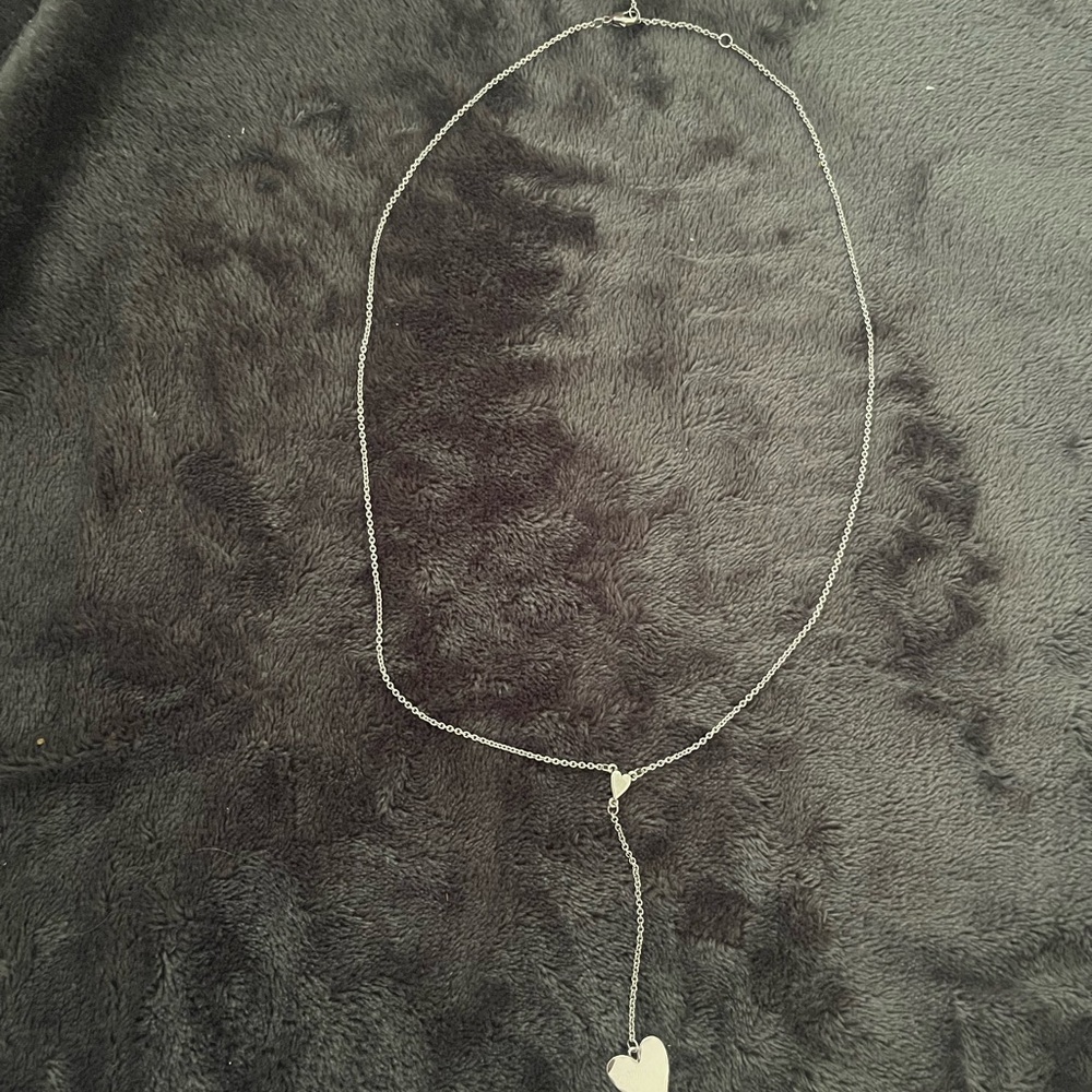 Elegant Silver Heart Pendant Necklace
